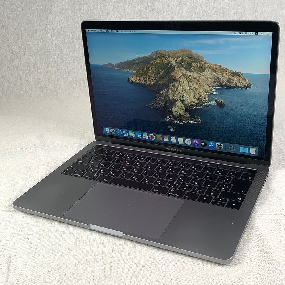 ジャンク品・本体のみApple MacBook Pro (13インチ， 2019， Thunderbolt 3ポート x 4)【i7・16GB・512GB】画面表示異常　A1989 EMC3358/LT-JUNK-241476（244699）