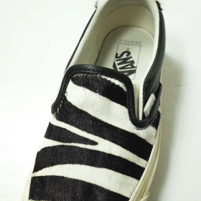 VANS VAULT ヴァンズ ボルト OG Slip-On 59 LX Zebra Pony ハラコ ...