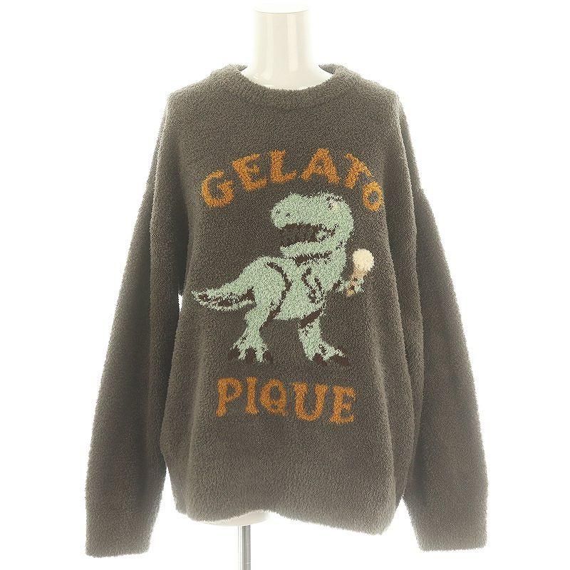 ジェラートピケ ダイナソー パーカー L gelato pique gelato pique