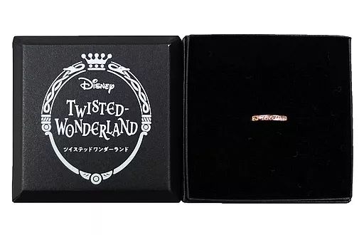 銀製品・指輪・アクセサリー(キャラクター)　サバナクロー寮 メッセージリング 12号 K10ピンクゴールド 「ディズニー ツイステッドワンダーランド×U-TREASURE」 中古】銀製品・指輪・アクセサリー(キャラクター) サバナクロー