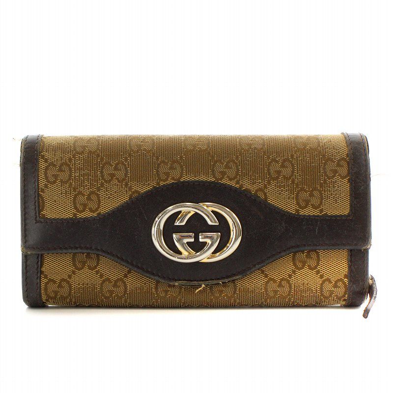 新品ファッション - グッチ GUCCI 長財布 二つ折り モノグラム