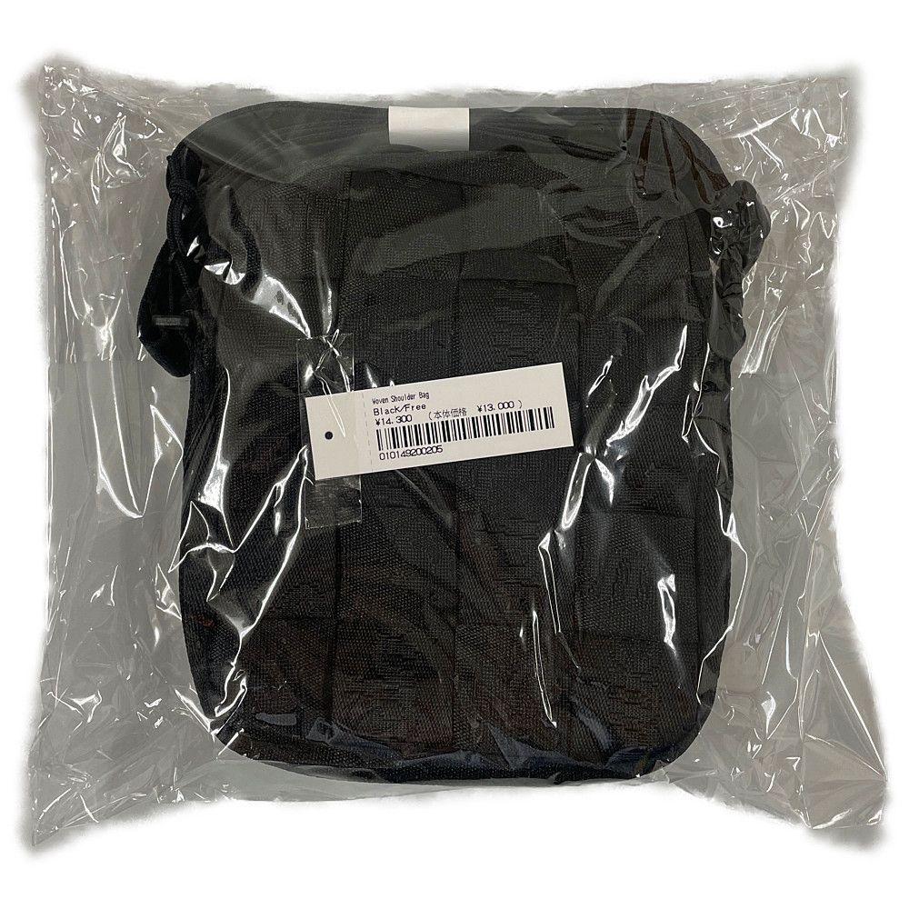 SUPREME シュプリーム 23SS Woven Shoulder Bag ウーブン ショルダーバッグ ブラック 正規品 / 31063