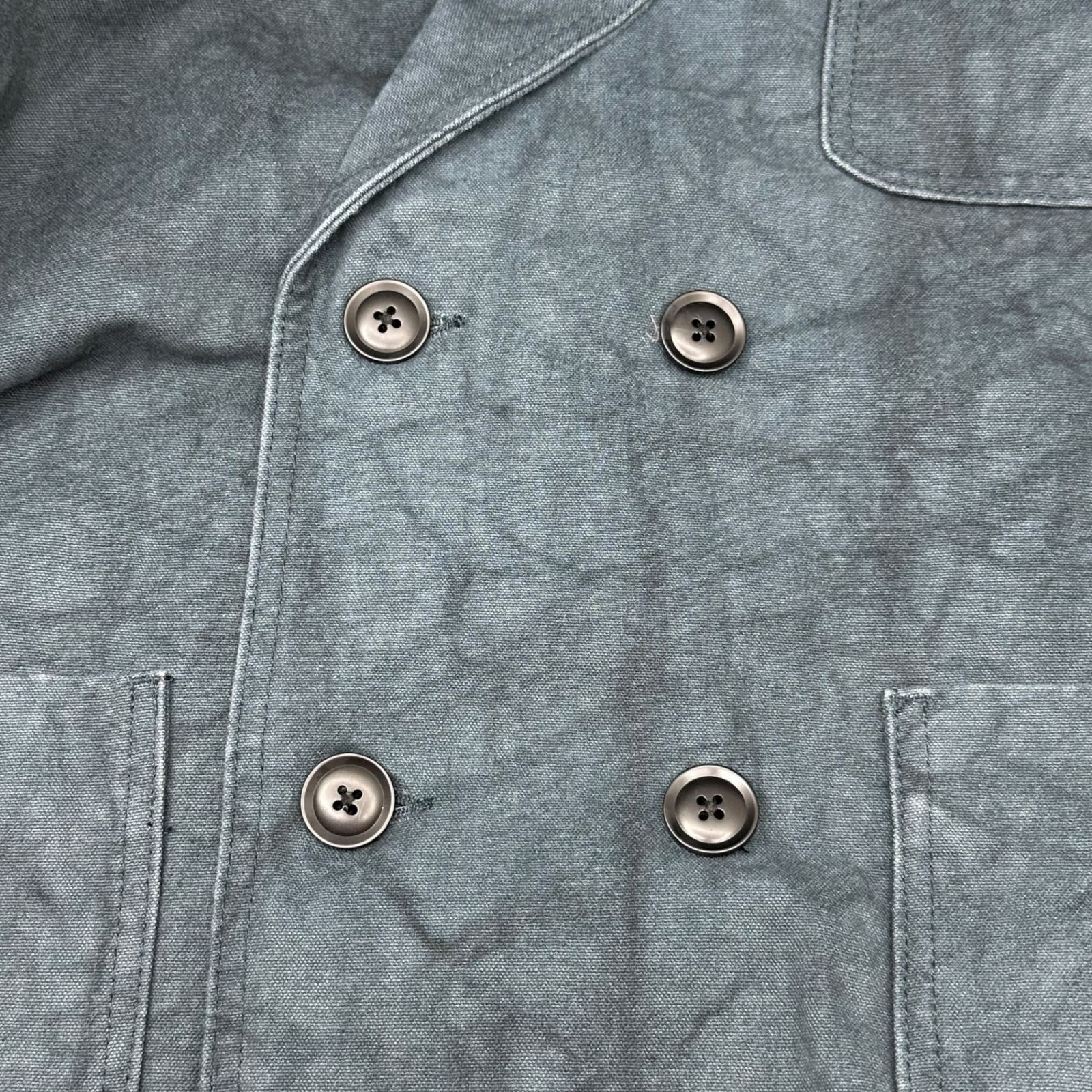 STUSSY(ステューシー) CANVAS DOUBLE BREASTED JACKET キャンバス 
