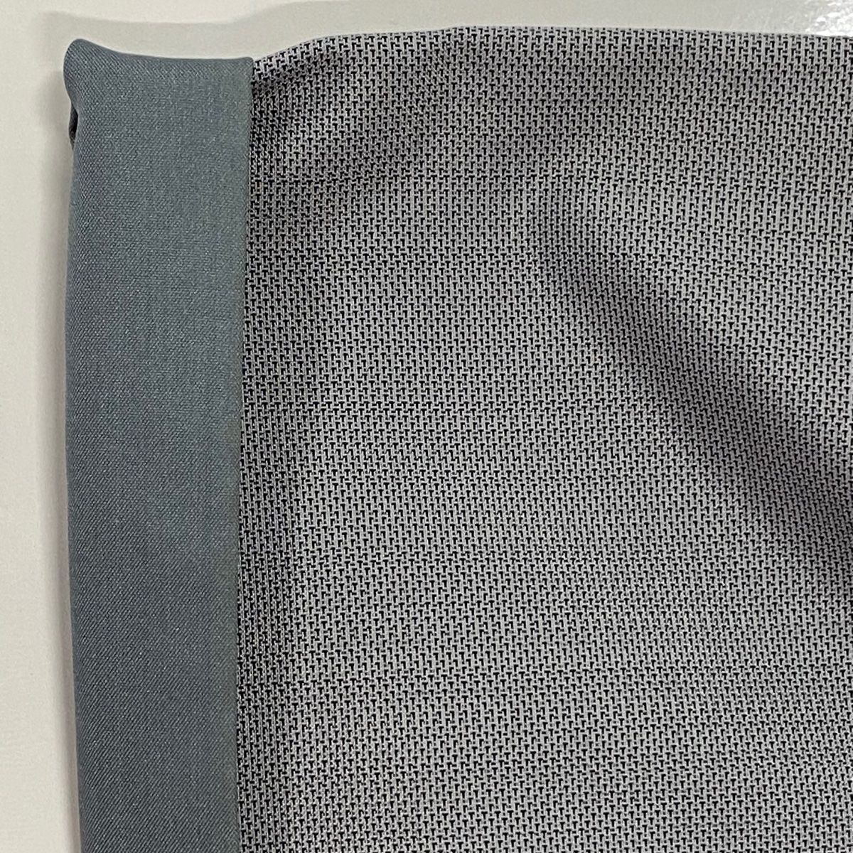 大島紬 身丈155cm 裄丈62.5cm S 袷 証紙あり 灰色 正絹 名品 【中古  