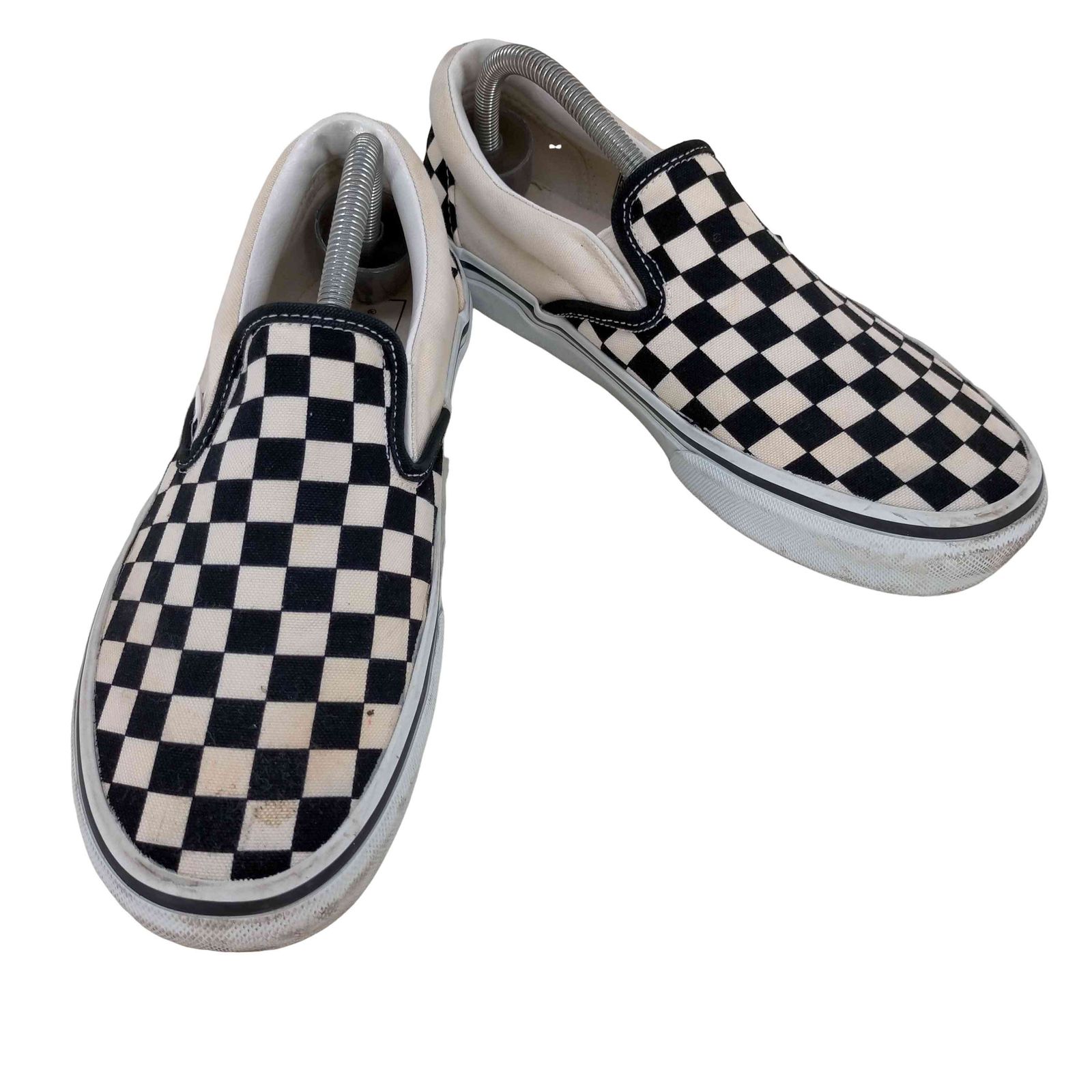 バンズ VANS スリッポン BLK/WHT CHECK メンズ JPN：26.5 - メルカリ