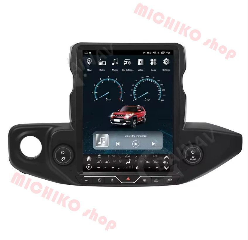 ジープ ラングラー 18-23 年モデル対応 アンドロイド OS ナビ 12.1 インチ縦屏改装 CarPlay 一体型ナビゲーション 关键术语解 BRIGHTFACE_UK