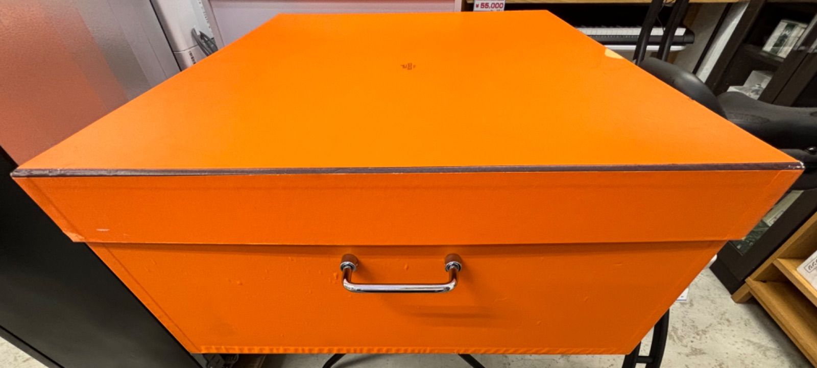 ☆HERMES エルメス BOX 空箱 73cm 取手付き 特大