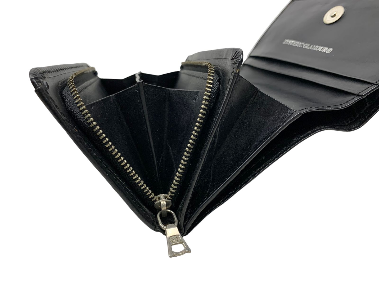 HYSTERIC GLAMOUR (ヒステリックグラマー) 二つ折り 財布 ブラック