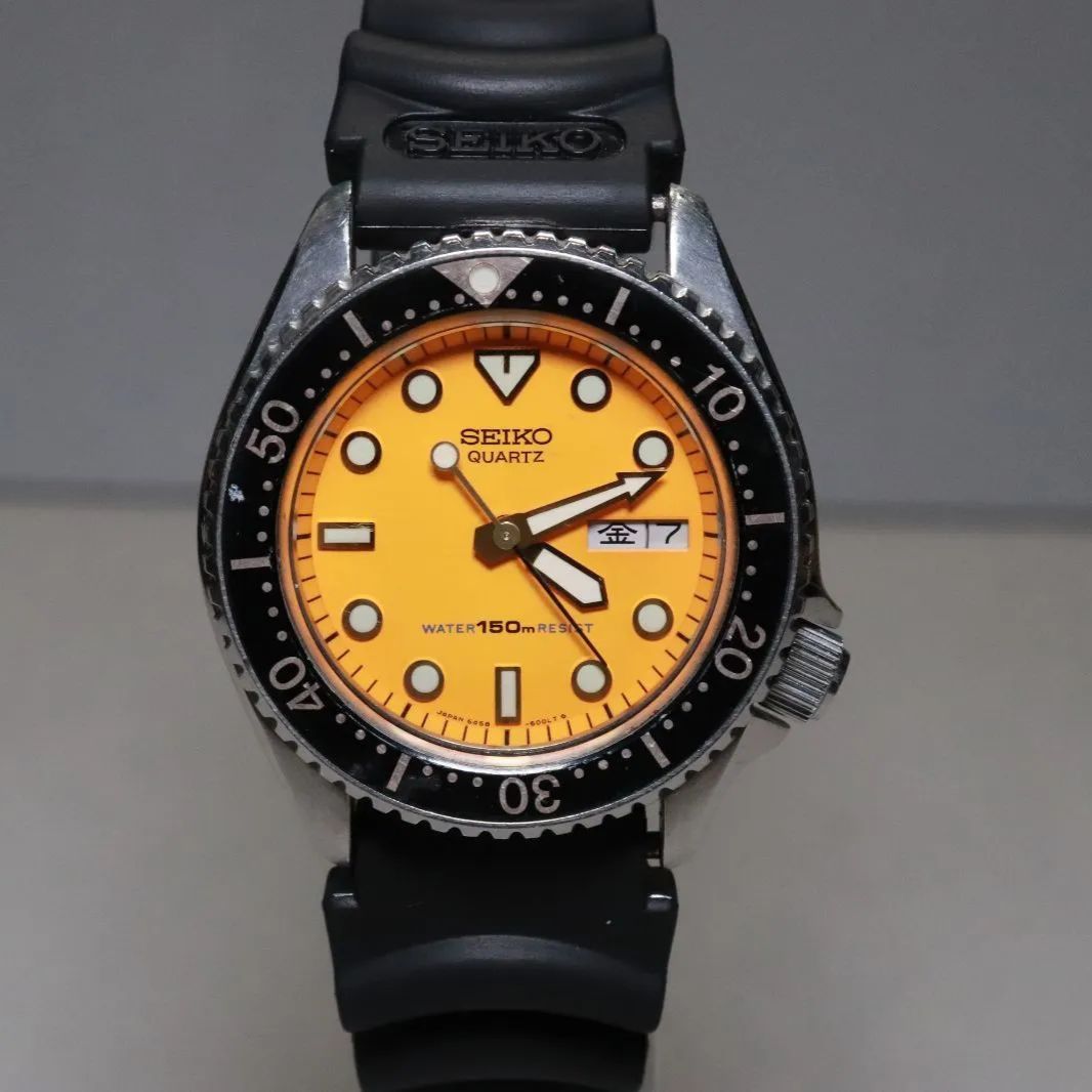 1984年製】SEIKO オレンジダイバー 150M QUARTZ デイデイト Ref