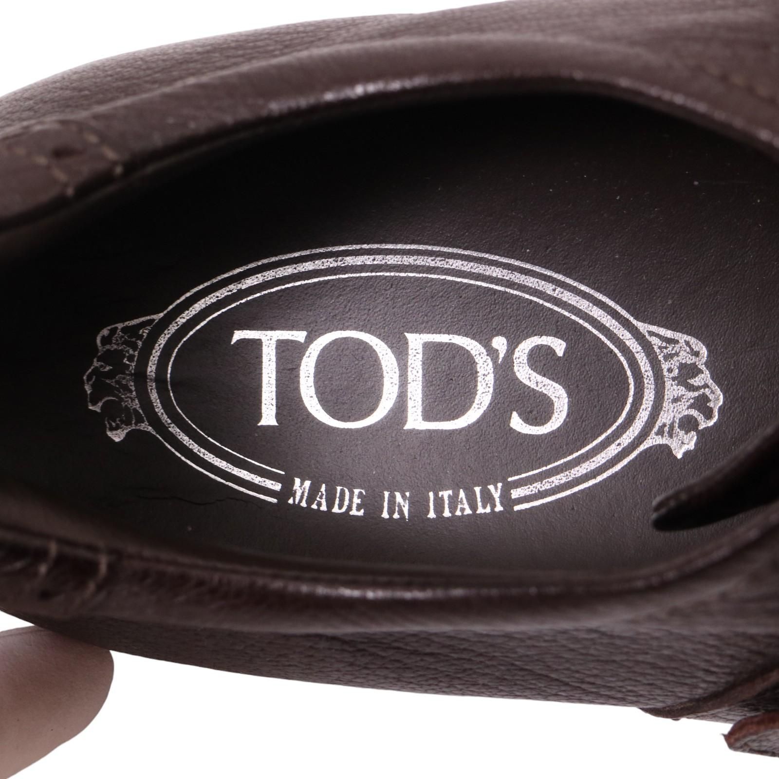 TOD'S トッズ レザー スニーカー 表記サイズ6　【2406】