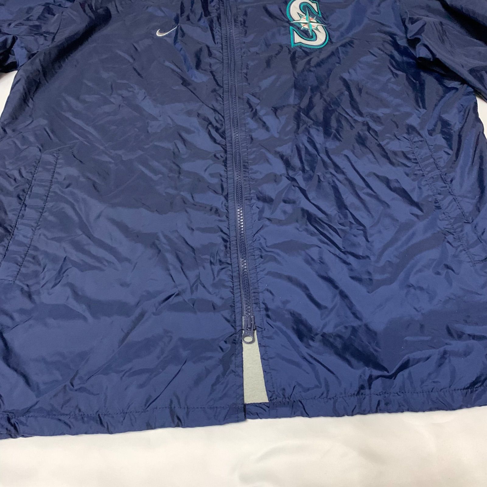 90-00s NIKE “Seatle Mariners” Hooded Nylon Jacket ナイキ