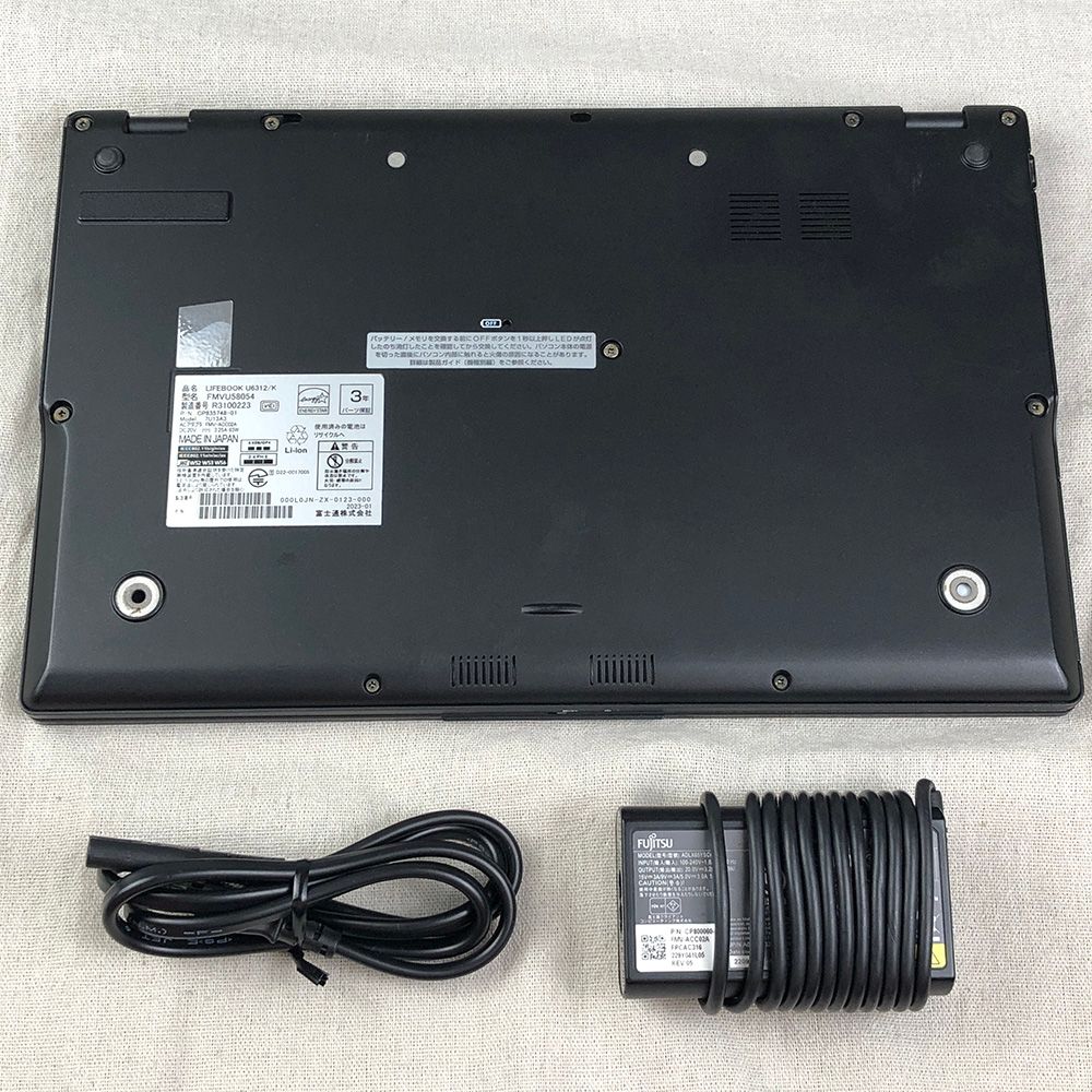 ノートPC パソコン FUJITSU 富士通 LIFEBOOK U6312/K【i5-1245U