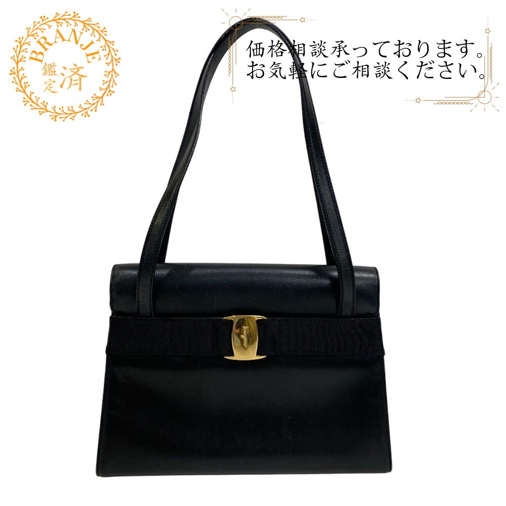✴︎✴︎フェラガモ✴︎✴︎　ワンショルダー　トートバッグ 美品】サルヴァトーレフェラガモ トートバッグ ワンショルダー