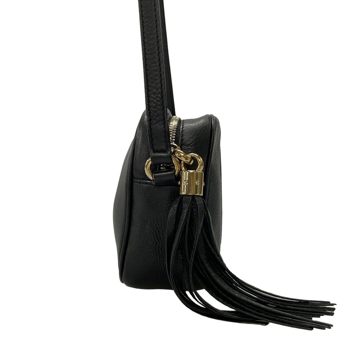 GUCCI(グッチ) ショルダーバッグ ソーホー 308364 黒 タッセル