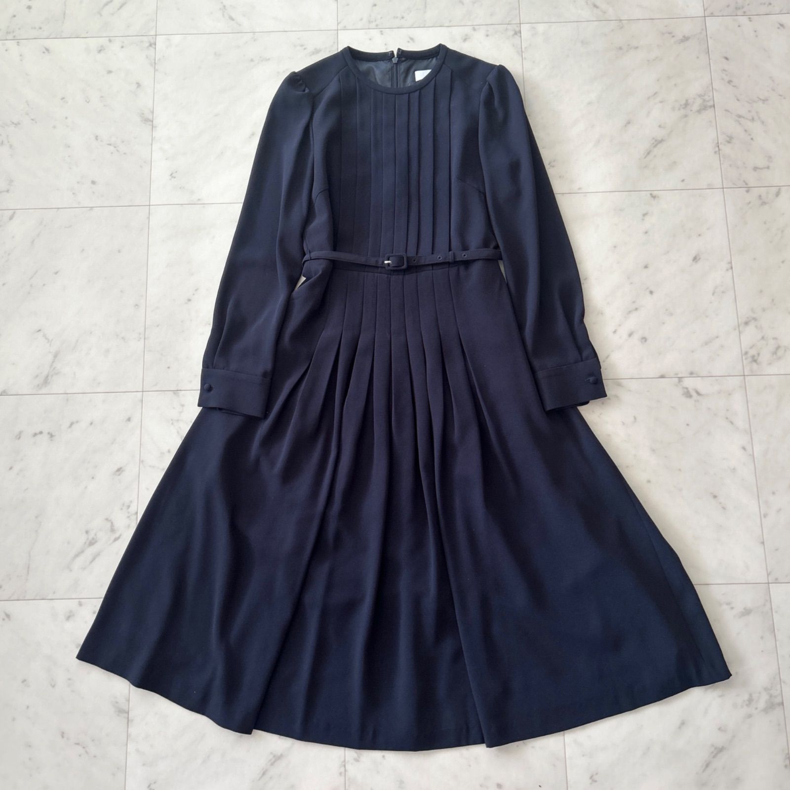 セルフォード フォーマル ネイビー 紺ワンピース 36 celford 上品  
