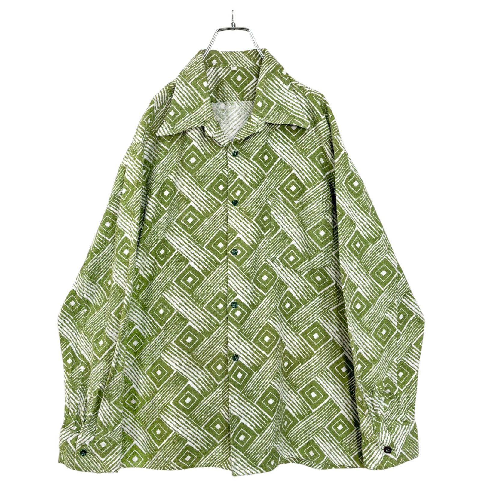 70s Rigas apgerbs L|S chamois cross design shirt
