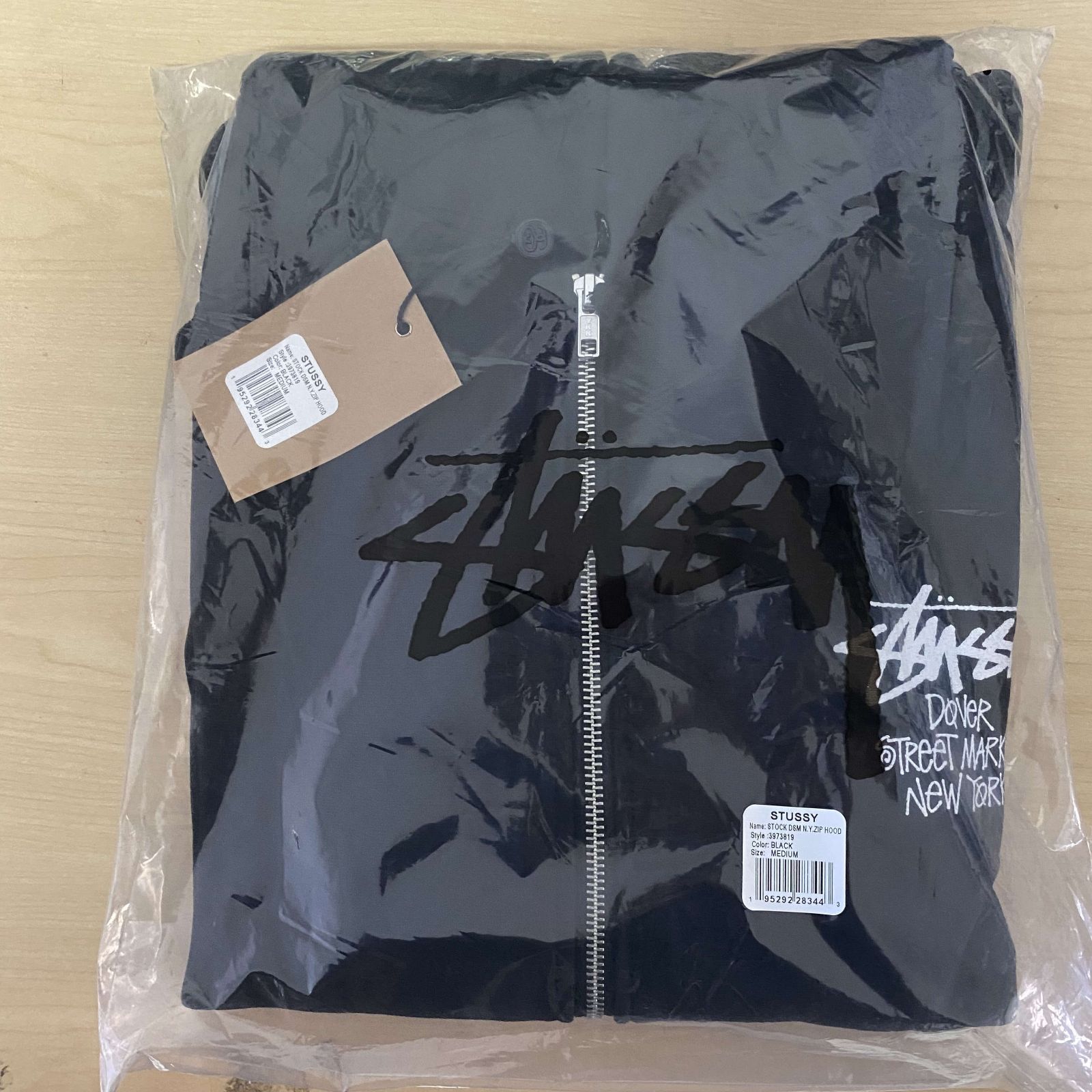 新品未使用*ステューシー STUSSY STOCK DSM N.Y. ZIP HOOD HOODIE