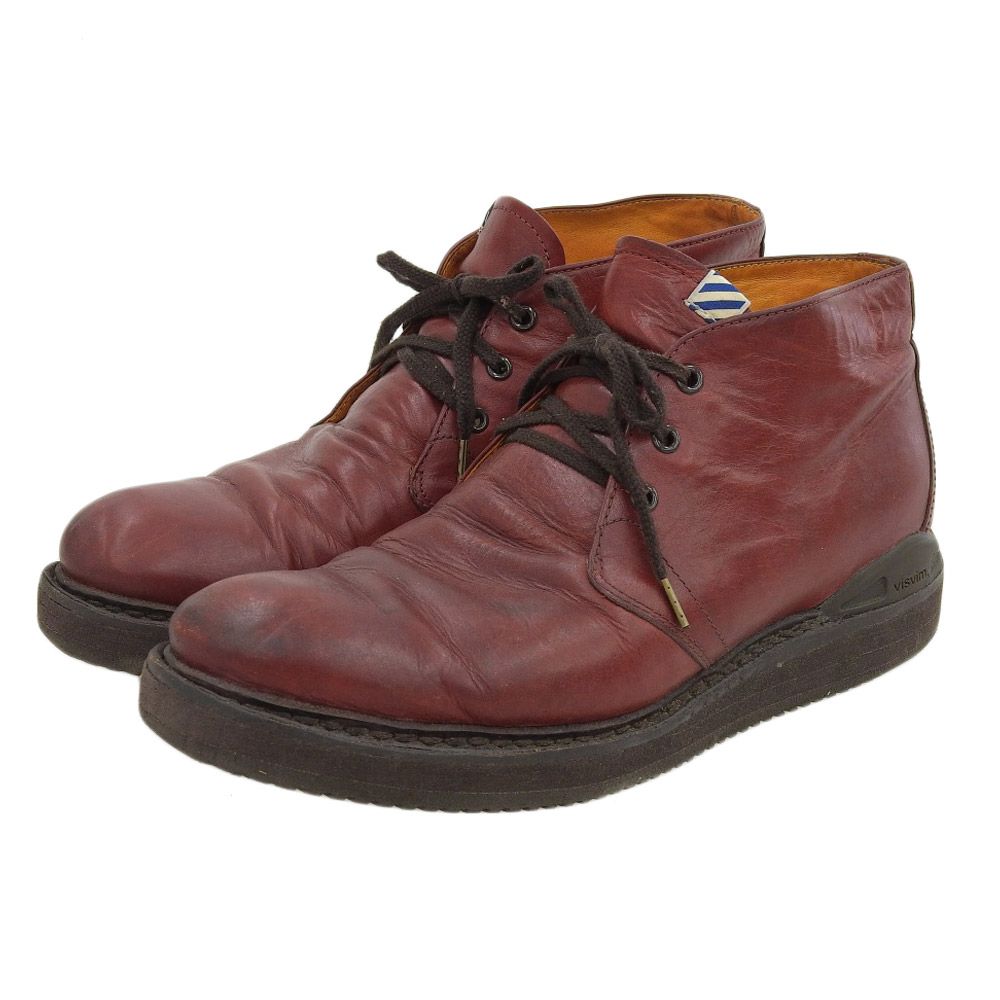 VISVIM ビズビム VISVIM ビズビム FOLK レザー チャッカブーツ メンズ 