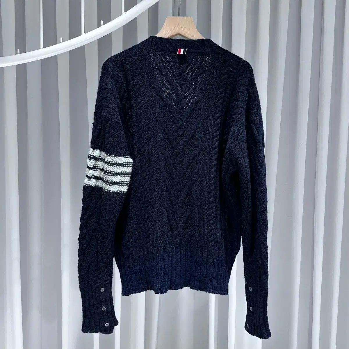 ZEGNA 青緑 ボタン付きカーディガン ゼニア/エルメネジルド