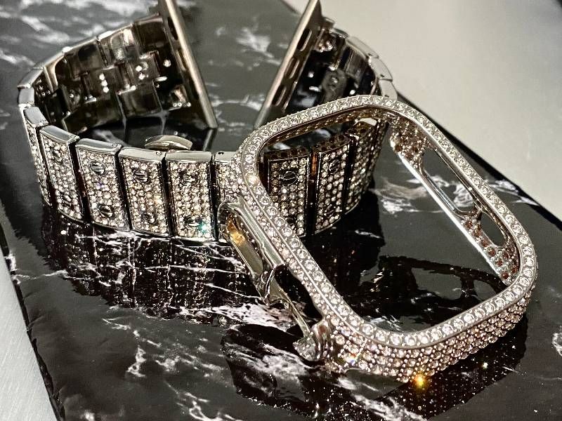 アップルウォッチケース互換性対応カバーキラキラベルトバンドセット49ｍｍ カスタム メンズ レディース ギフト 贈り物 おしゃれ ウルトラ Ultra|12|3