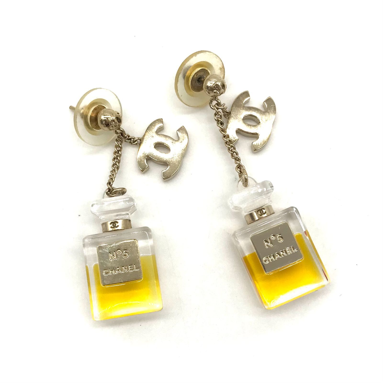 CHANEL No.5 香水ボトル ピアス-