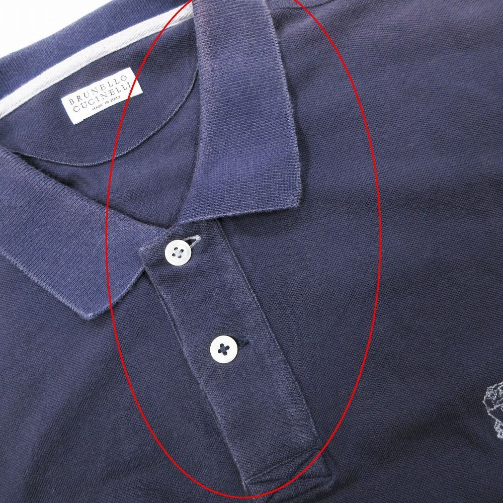 BRUNELLO CUCINELLI ブルネロクチネリ カノコ 鹿の子 ポロシャツ 半袖 