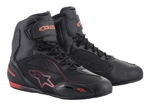 【新品・2営業日で発送】ALPINESTAR アルパインスターズ 【必ず購入前に仕様をご確認下さい】FASTER 3 DRYSTAR SHOE 1030 BLACK RED FLUO 8／25.5cm