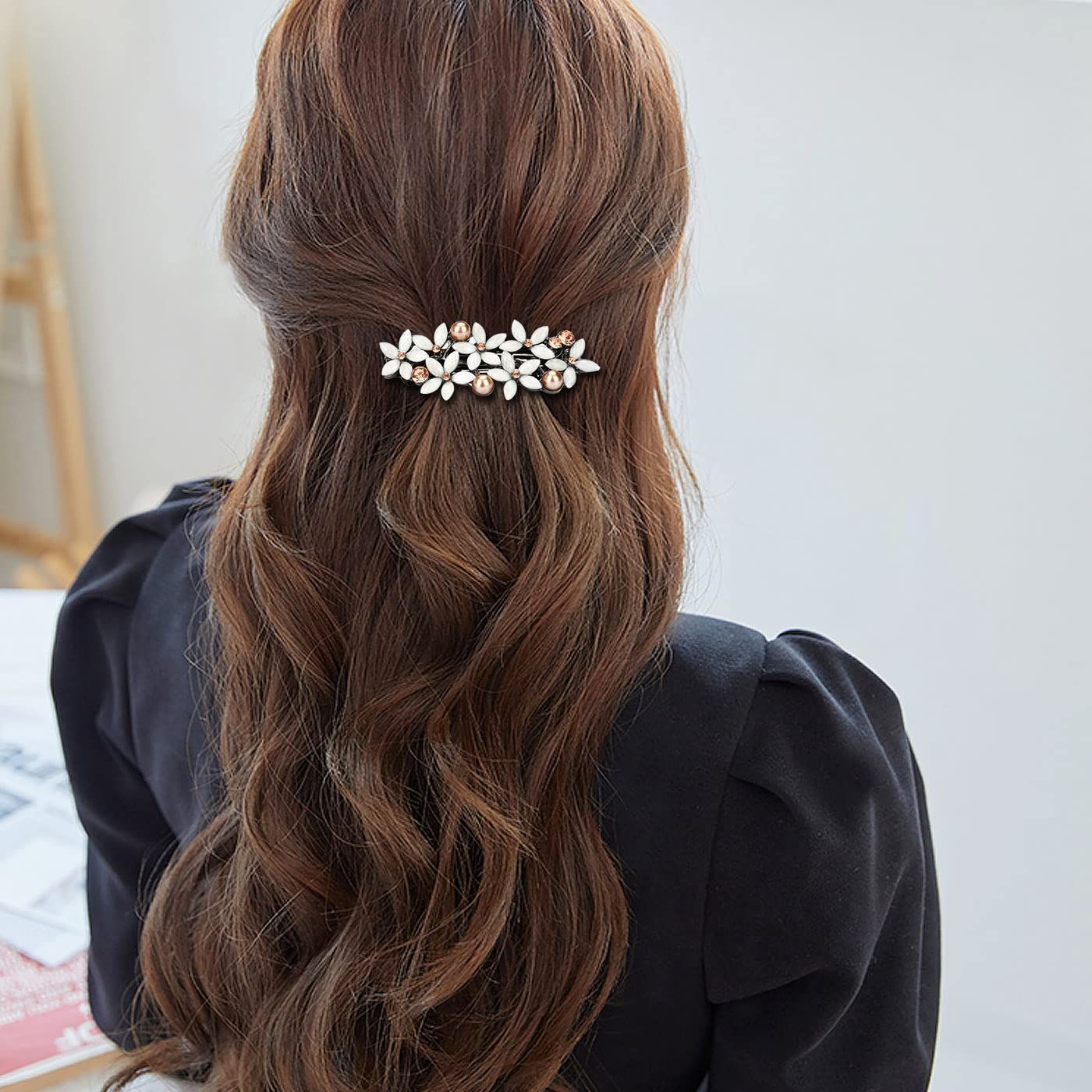 人気商品】髪留め キラキラ 髪飾り ヘアアクセサリー お花 人気商品】髪留め キラキラ 髪飾り ヘアアクセサリー お花