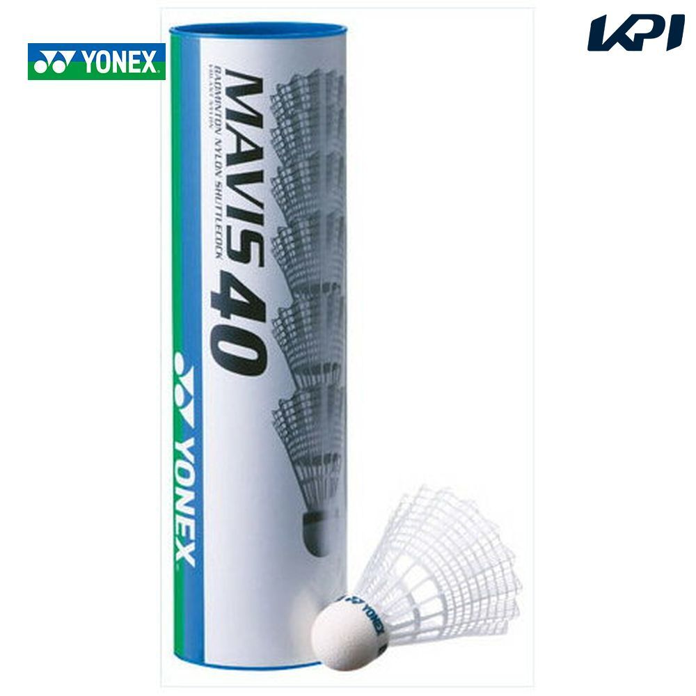 YONEX ヨネックス メイビス40P 1ケース 6ヶ入り×10本 M-40P ナイロンシャトルコック KPI