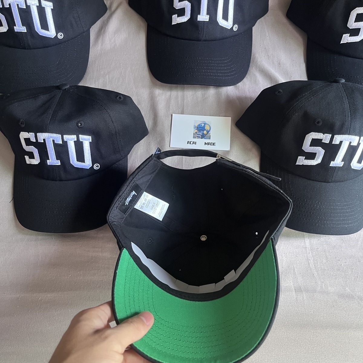 新品 ステューシー STUSSY キャップ 帽子 STU Arch Strapback