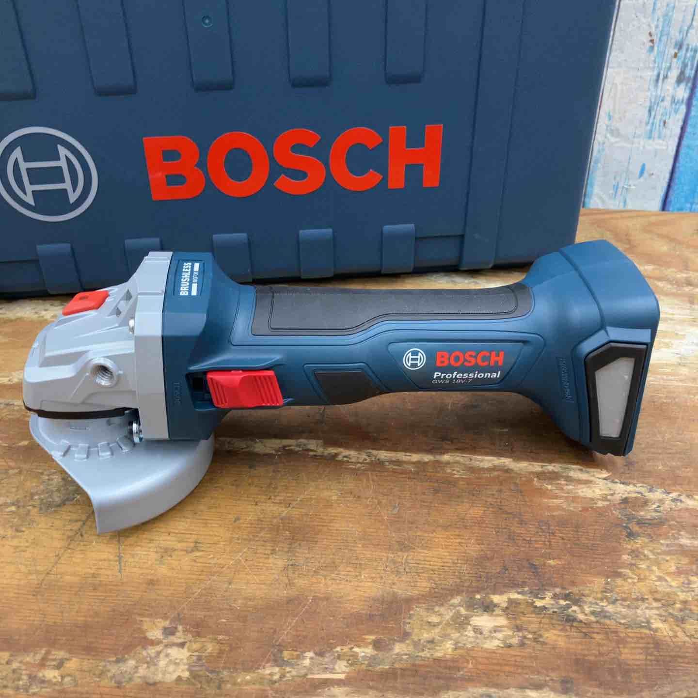 ボッシュ BOSCH 18Vコードレスディスクグラインダー 5.0Ahバッテリー1個 充電器 キャリングケース付き GWS18V-7 柏店