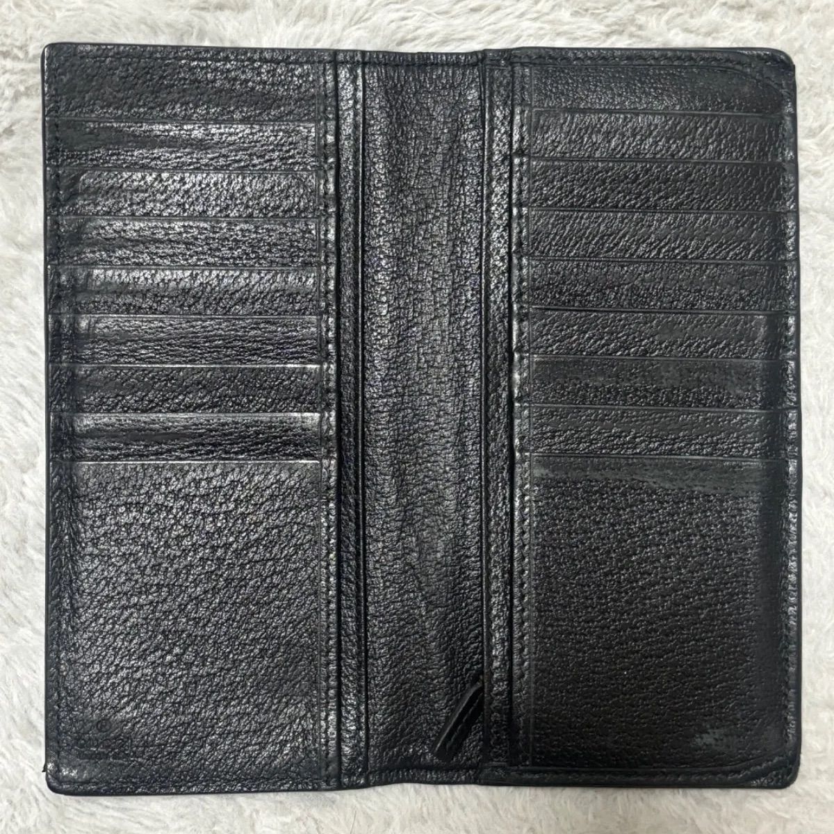 428740 GUCCI GGマーモント 長財布 - メルカリ