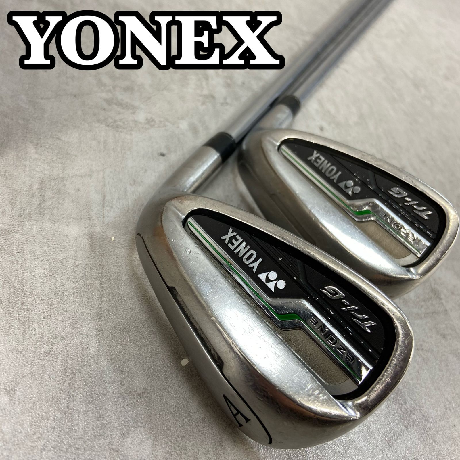 YONEX - YONEX　ヨネックス　Tri-G　メンズゴルフ　ウェッジ2本セット　スチール　R　右利き用　WEDGE　アプローチ　サンド　AW　SW YONEX ヨネックス Tri-G メンズゴルフ ウェッジ2本セット