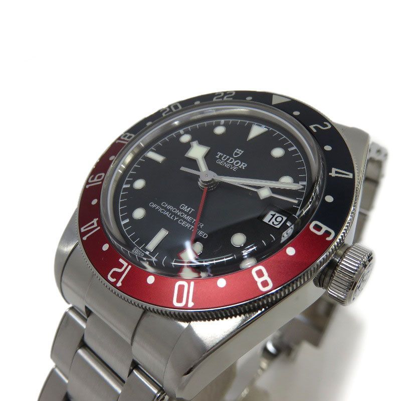 磨き済み】 TUDOR チューダー ヘリテージ ブラックベイGMT 79830RB