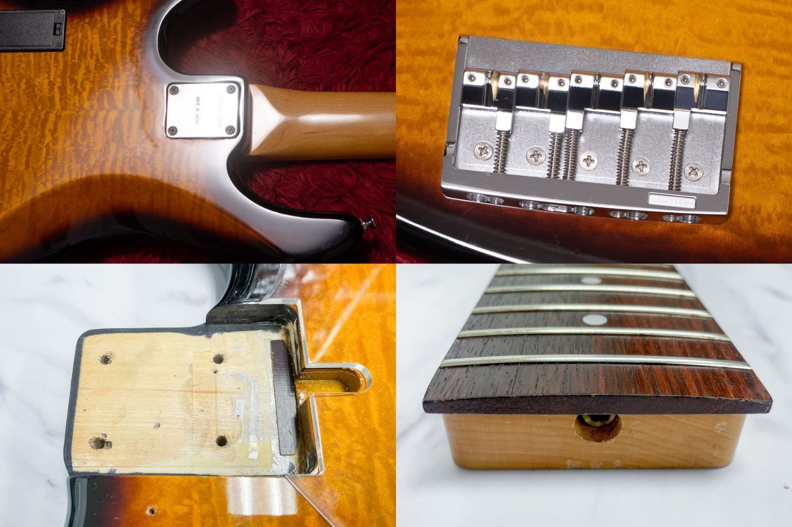 Fernandes 日本製 natural used】FERNANDES / LBJ-511 Sunburst 4.340kg #053543【GIB横浜