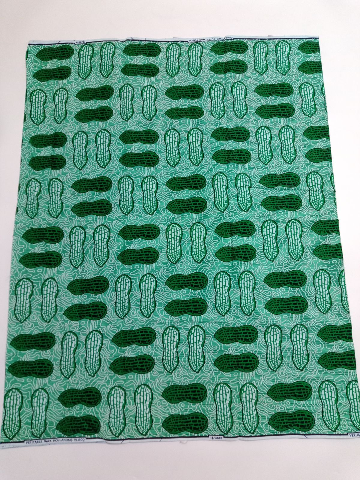 アフリカンファブリック 落花生 アフリカンバティック アフリカ布  