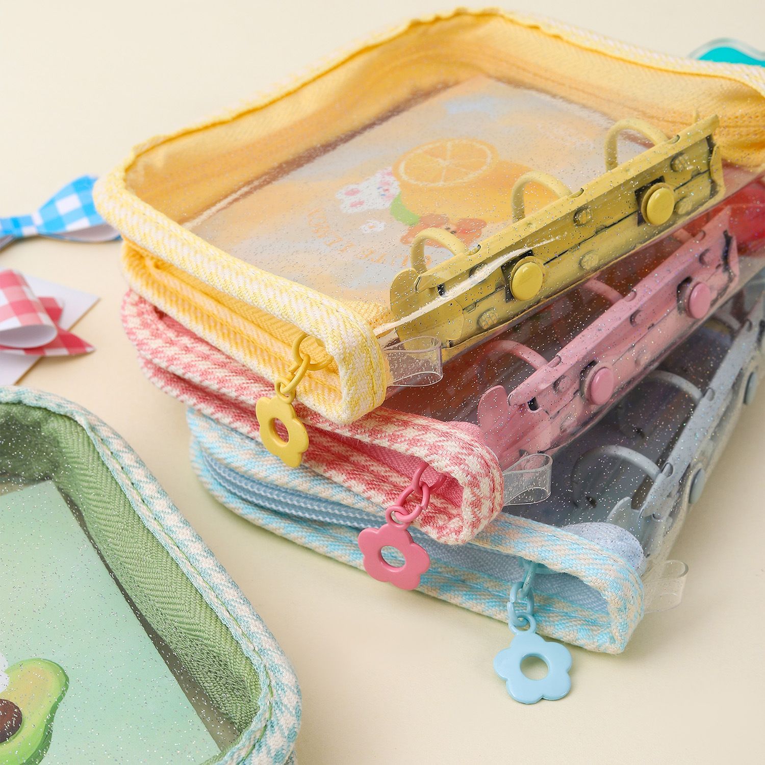 3穴 3リング 大人気 トレカケース シール帳 リフィル バインダー