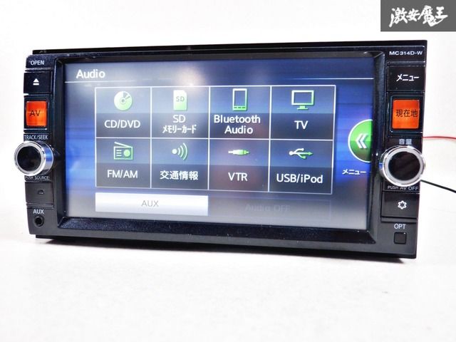 日産純正ナビ MC314D-W ROAD EXPLORER SA 6.0 CD DVD 地デジ