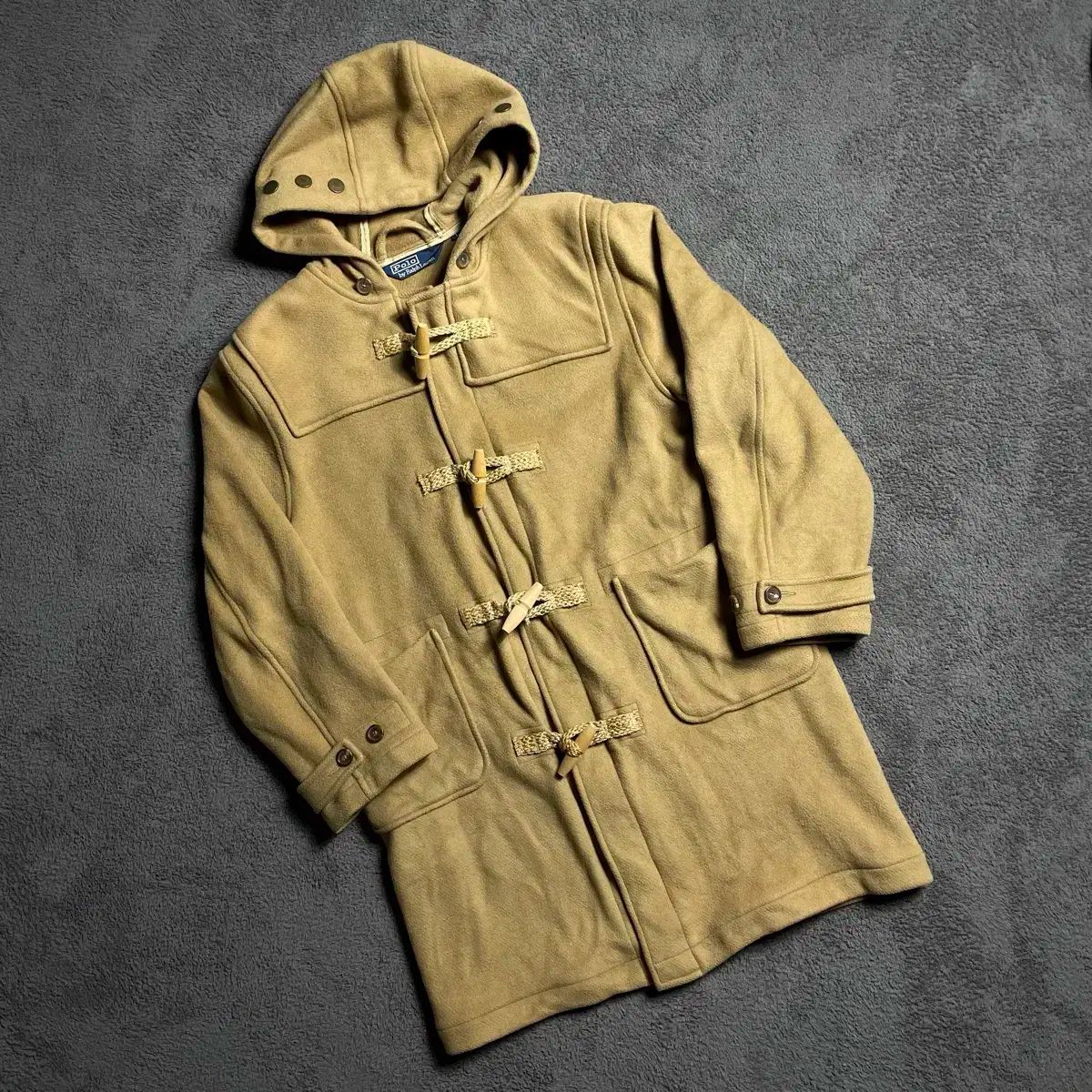POLO RALPH LAUREN ポロラルフローレン 茶色 トグルボタン コート