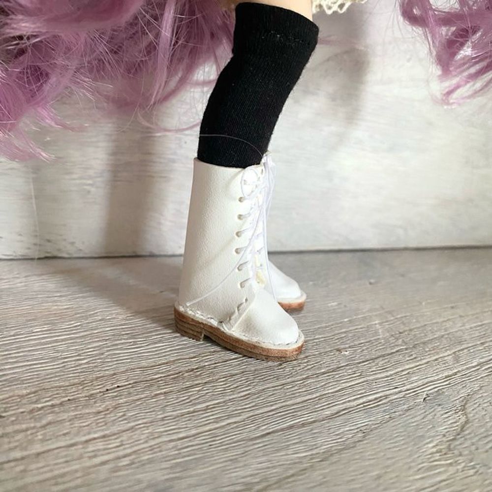 ネオブライス&ピュアニーモSリカちゃん シンプルレースアップブーツ