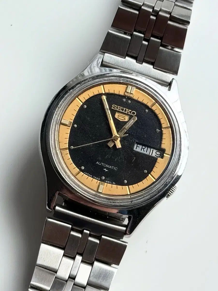 90s SEIKO SEIKO セイコー 5 ヴィンテージ オートマティック メタル 腕時計
