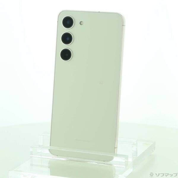 中古品〕 Galaxy S23 256GB クリーム SM-S911C 楽天 SIMフリー【348
