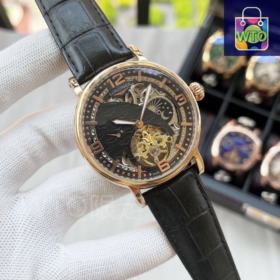 今日特価】LONGINES ロンジン 高級男性用時計 本革ストラップ