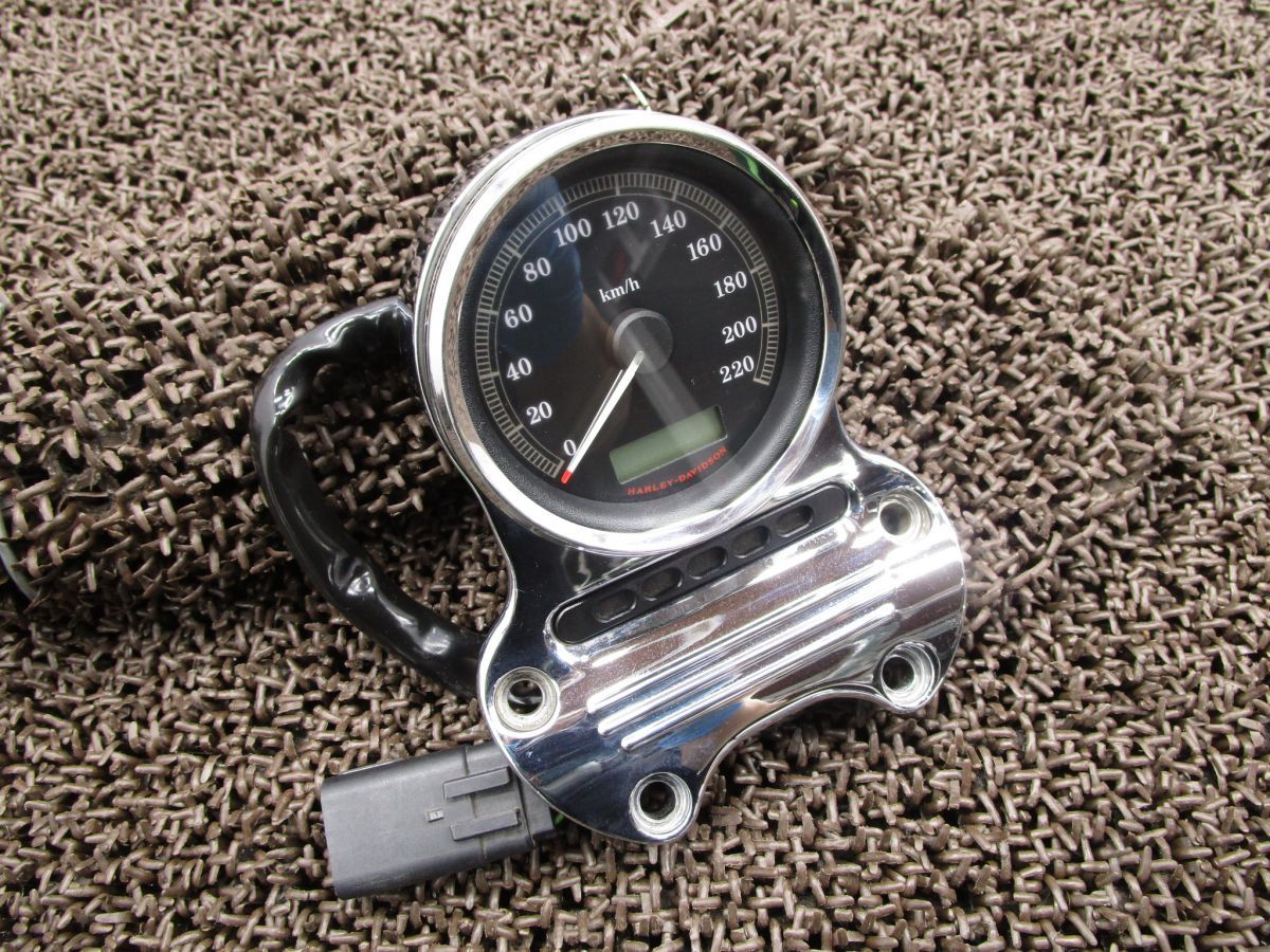 ハーレー XL1200L スピードメーター メッキ △A1569 CX3 ハーレーダビッドソン CX3 Harley Davidson CX 動画有 FI インジェクション