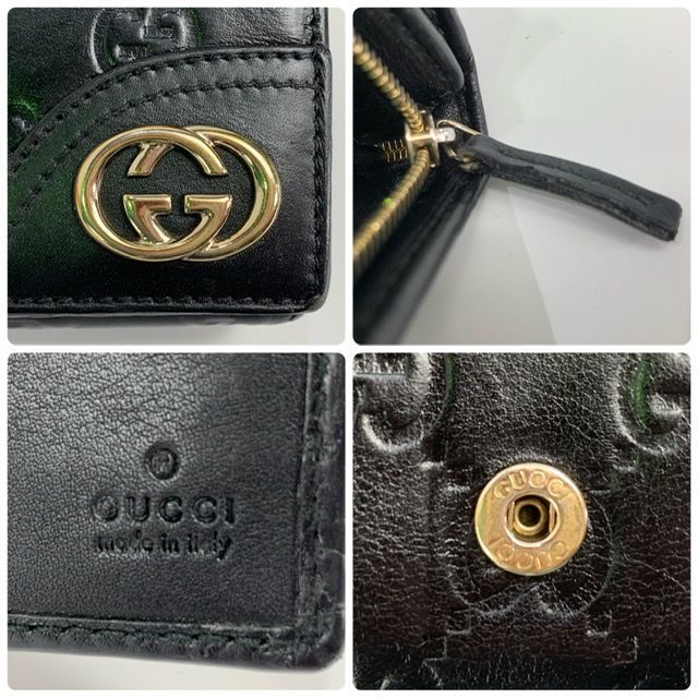 さやん様専用 GUCCI グッチ 長財布 折財布 インターロッキング