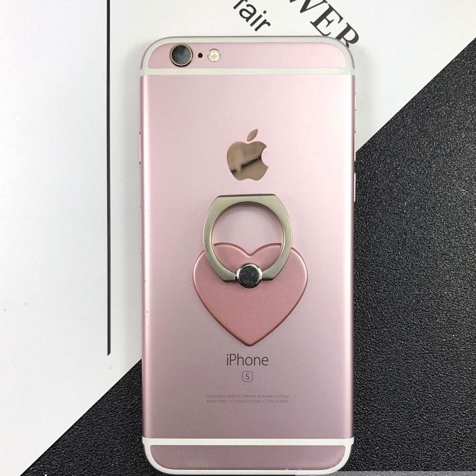スマホリング ハート ピンク スタンド iPhone