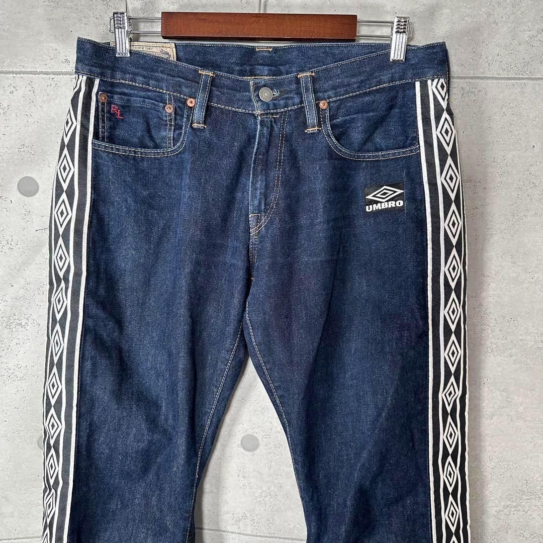 大人気リメイク》ラルフローレン アンブロ UMBRO ワイドフレアデニム  
