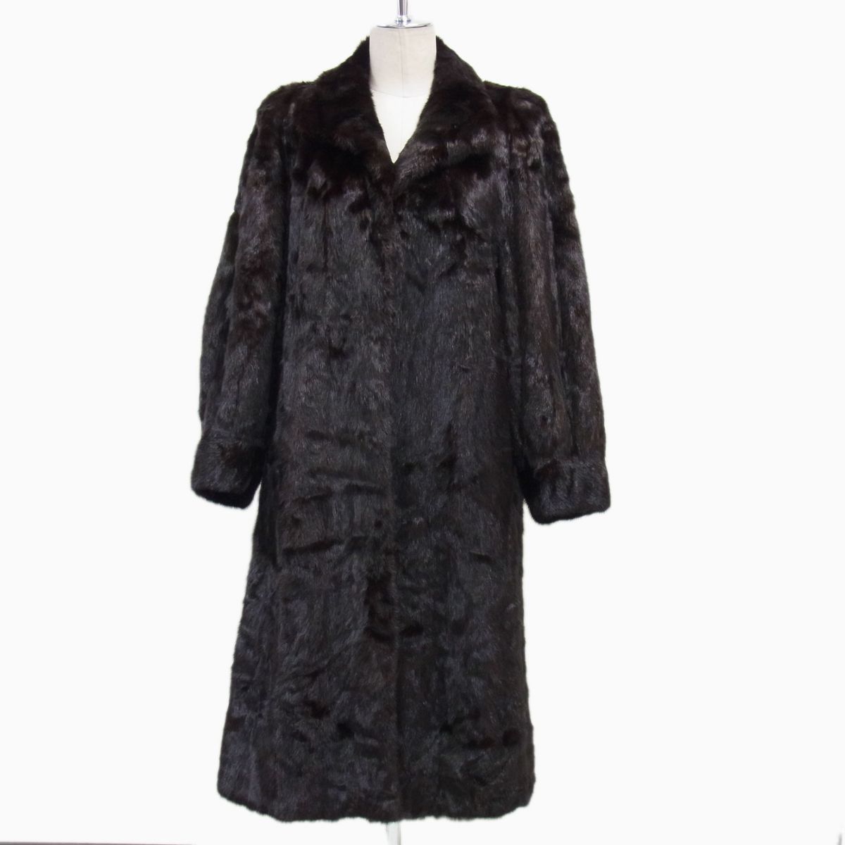 高級毛皮◇SAGA MINK ROYAL ダークミンクロングコート 毛艶 良好 高級毛皮◇SAGA MINK ROYAL ダークミンクロングコート 毛艶 良好