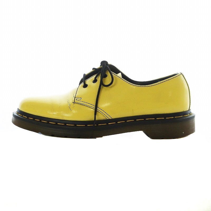Dr. Martens イエロー ドレスシューズUK6 ドクターマーチン 1460 UK6 8ホール イエロー 黄色 メンズ