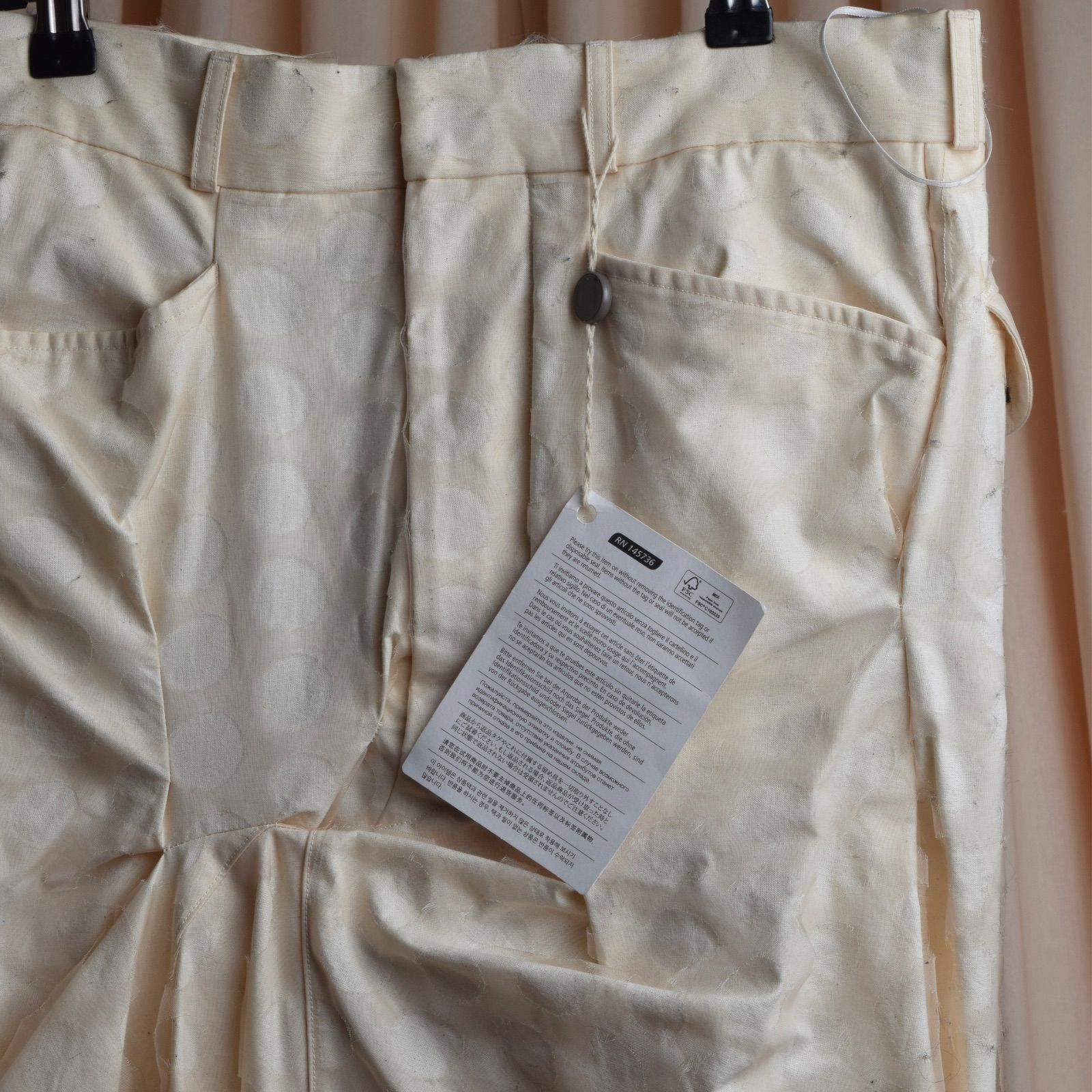 MAISON MARGIELA 20SS Polka dot tulle layered skirt